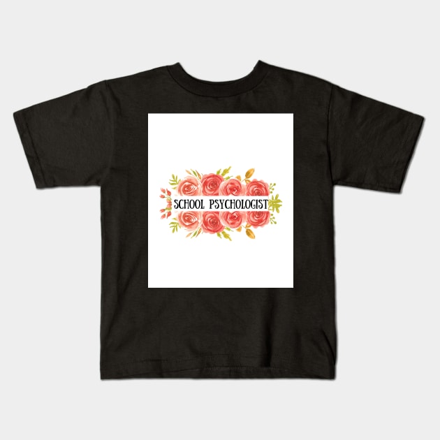 school psychologist Kids T-Shirt by yassinebd